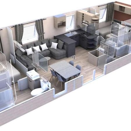 Mobile Home 3 Chambres 2 Salles De Bains Dans Camping 4 Etoiles Aux Charmettes Mh K168 Les Mathes Exteriör bild